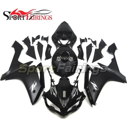 Fairings For Yamaha YZF 1000 R1 Year 07 08 2007 2008 ABS Motorcycle Fairing Kit Bodywork Cowling Black Silver Decals Body Kits