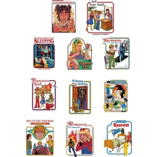 Iron-on transfers for clothing “My First Voodoo Doll” t-shirt Sweatshirt transfer sticker patches for jackets