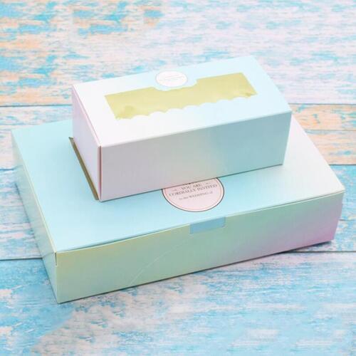 10pcs Favor Boxes Wedding Chocolate Cookies Gift Packaging Box Pastry Candy Box Baby Shower Birthday Party Packaging Supplies