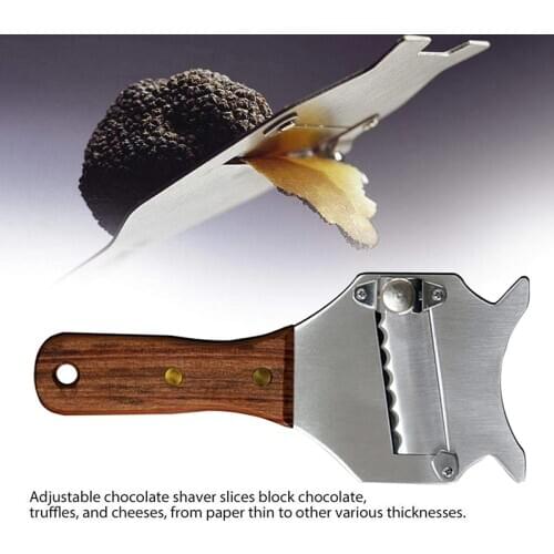 Stainless Steel Durable Sharp Cheese Slicer Chocolate Shaver Wavy Blade Dessert Knife Kitchen Butter Home Cook Kitchen Cut Tools