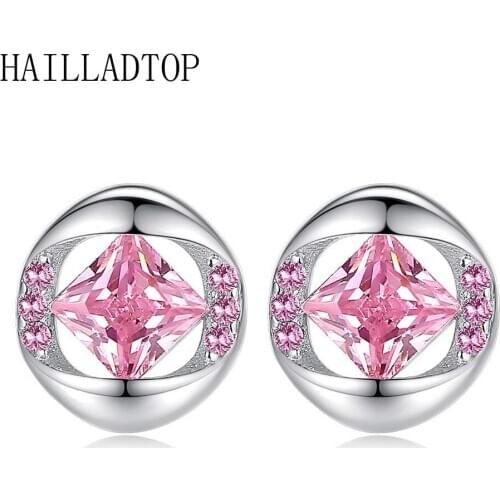 Simple Personality Stud Earrings Cute Temperament Earrings Zircon Earrings Jewelry