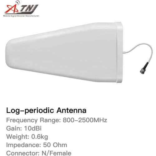 Top Quality+ High Gain 10dbi , ATNJ 800-2500mhz Outdoor Log-periodic Antenna for 2G 3G 4G Signal Booster