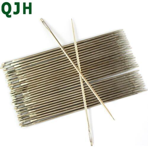 12pcs 4size Hand Stitches Stainless Steel Embroidery Needle Needlework knitting Needles Arts & Crafts Sewing Tools 4" 5" 6" 7"