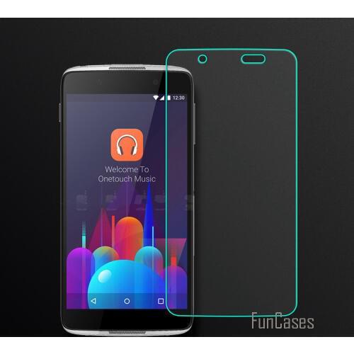 2.5D Curved Edge Screen For Alcatel Idol 4 OT6055 Tempered Glass Fron Film For Alcatel Idol 4 OT6055 Screen Protector Film 0.26