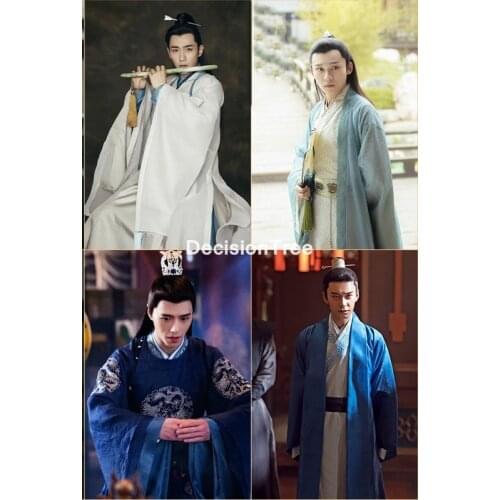 2021 tv play hanfu good bye my princess ancient chinese costume hanfu men vintage tang suit costume folk dance national hanfu