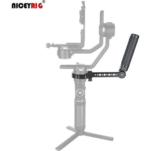 Niceyrig Dedicated Leather Side Handle for ZHIYUN CRANE 2S Handheld Stabilizer Gimbal