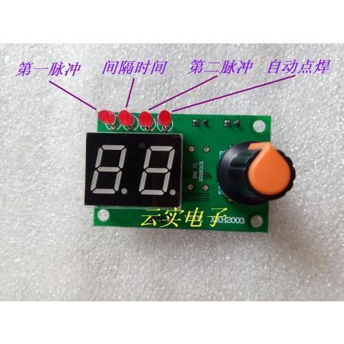 Dual pulse, capacitor/energy storage spot welding control panel, spot welding time control panel, 0.1 -- 99ms