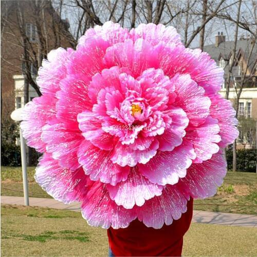 4 pcs Dance performance flower umbrella chinese two layer cloth umbrellas paraguas guarda-chuva parapluie paraply wholesale