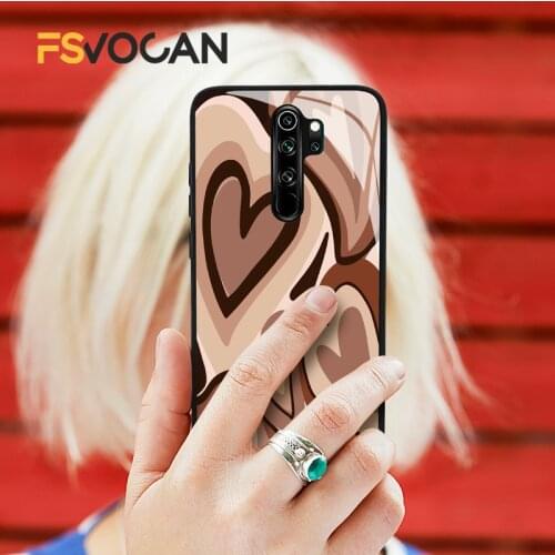 Latte Coffee Love Case For Xiaomi Redmi Note 10 9 8 Pro Max 8T 10S 9S 8A 9A Heart Matcha Colorful Phone Cover For POCO X3 NFC