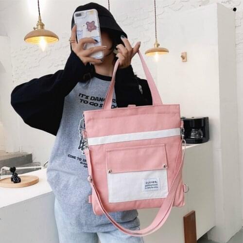 Fashion Canvas Womens Shoulder Bag Large Capacity Geometric Pattern Messenger Bag 2021 Luxury Designer Zipper Women Handbags