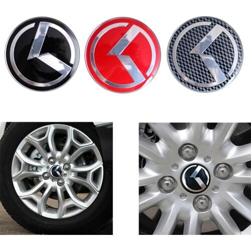 4x 60mm GT Stinger K Logo Car Wheel Center Cap Emblem Stickers for Kia Forte Rio Optima K5 Sorento Stinger