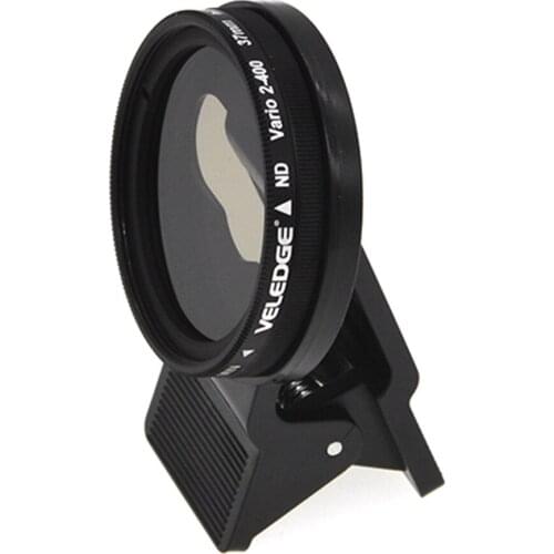 37mm Clip-on ND 2-400 Phone Camera Lens Neutral Density Filter for Mobile Phone Phone Portable Professional Lens