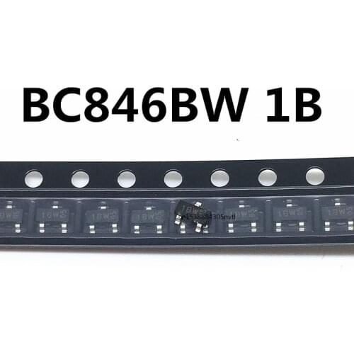Original 100pcs/ BC846BW 1B SOT323