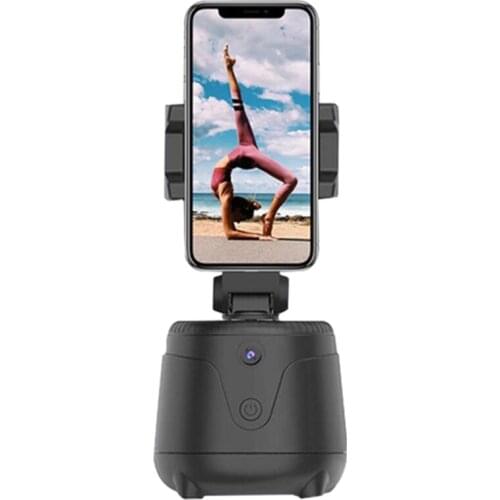 Phone Follower Gimbal,360° Face Tracking Follower Gimbal No Need to Download APP Rotating Follower Gimbal