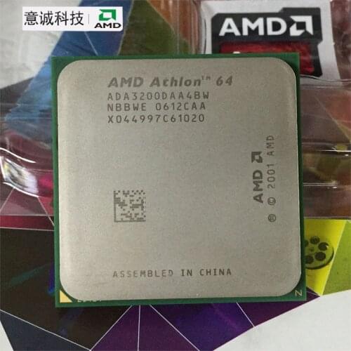 AMD Athlon 64 3200+ CPU Processor Desktop Socket 939 2.0GHz 512K ADA3200DAA4BW Working 100% Free Shipping