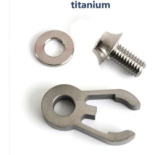 Folding bicycle head tube front fork fixed crab claw for brompton titanium holder fork