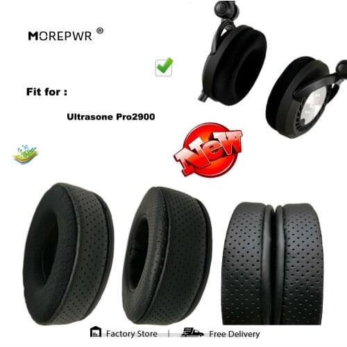 Replacement Ear Pads for Ultrasone Pro2900 Pro-2900 Pro 2900 Headset Parts Leather Cushion Velvet Earmuff Earphone Sleeve Cover