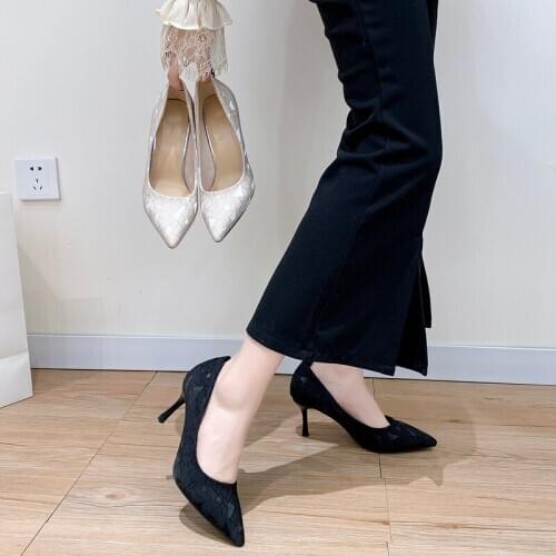 Women Pumps Fashion Spell Color High heels Single Shoes Elegant Female Spring Patent leather Wedding Party shoes Woman W32-02