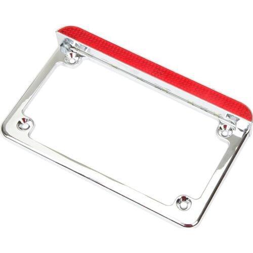Universal Motorcycle Fender Eliminator License Plate Bracket And LED Taillight Accessory For Harley Honda Kawasaki Suzuki 6 inch
