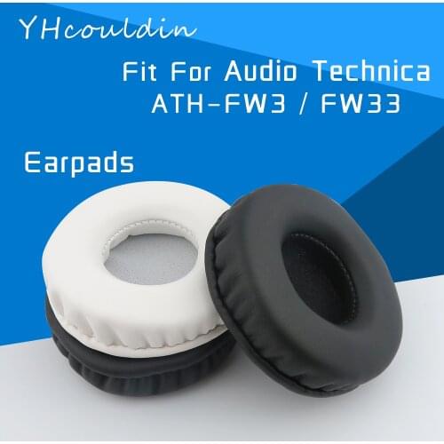 YHcouldin Earpads For Audio Technica FW33 FW3 ATH-FW33 ATH-FW3 Headphone Accessaries Replacement Leather