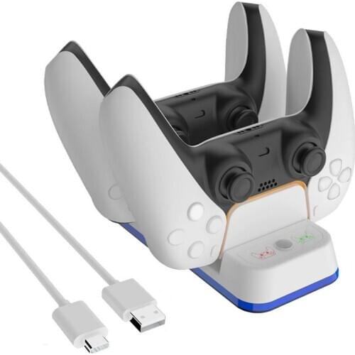 Charging Dock Station Stand For PS5 Wireless Controller Dual USB C Charger Station Stand For Playstation5 PS5 Gamepad Accessorie