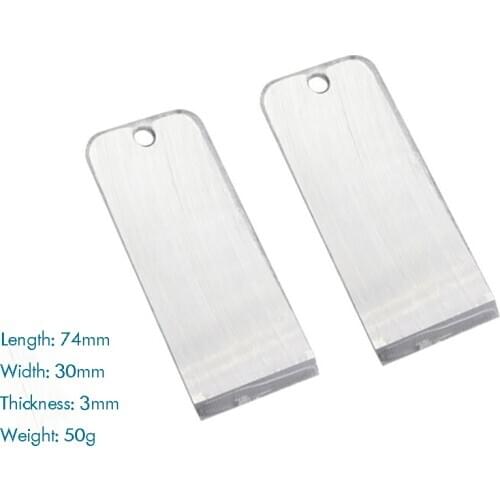 1PC Mini Replacement Blade for Hand Planer, 30mm Wide, 74mm Long, 3mm Thick, Woodworking Planer Blade Trimming Polishing Blade