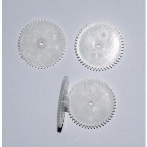 10/100pcs yuanmbm 50teeth 0.5M/2mm hole/plastic reduction gear/rc car robot aircraft /DIY toy parts technology model/502A