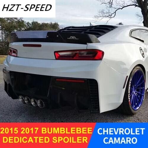 2015 2017 For CHEVROLET CAMARO Modification Translucent Rear Window Spoiler ABS Rear Spoiler for CHEVROLET