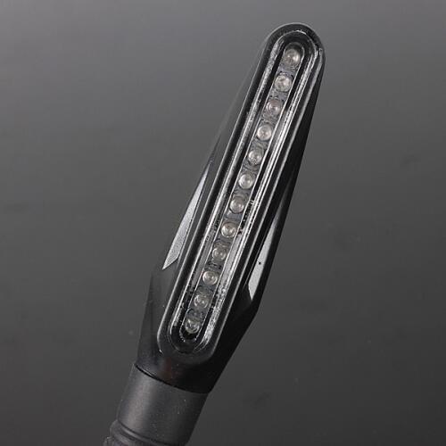 4pcs Flexible Motorcycle Led Turn Signal Light Fashional Winker Flasher light Universal for all 12V Motorcycle Bikes
