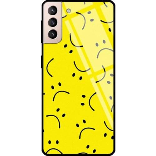 Sadurday Tempered Glass Case For Samsung Galaxy S21 Ultra Note 20 S8 S9 S10 Note 10 Plus S20 FE