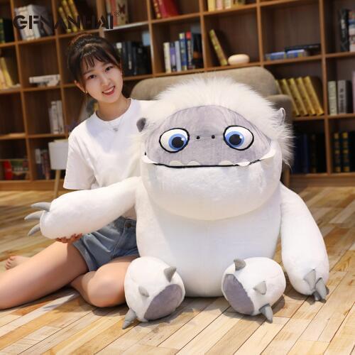 35/55CM Movie Abominable Snowman Plush Toys Stuffed Creative Doll Children Funny Pillow Cushion Christmas Gift for Kids Girls