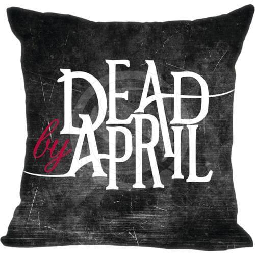 Hot Sale Dead By April Gray pillowcase custom Cotton Throw Pillow Cases pillow Cover 40x40cm (One side)