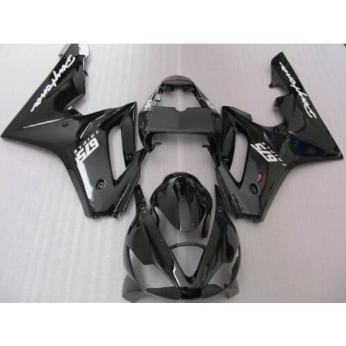Injection mold Fairing kit for Triumph Daytona675 06 07 08 daytona 675 2006 2007 2008 ABS Gloss black Fairings set+gifts DF09