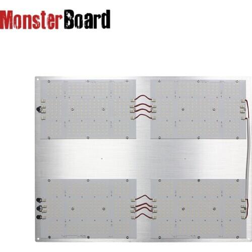 Latest Samsung LM301H Dimmable 480w Quantum Tech LED Board led grow light 3500K MIX 660nm UV IR with Meanwell driver