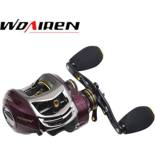 NEW BC-150L Carbon Baitcasting Reel 18 Ball Bearings Carp Fishing Bass Fishing Left Handed Right Hand Bait Casting