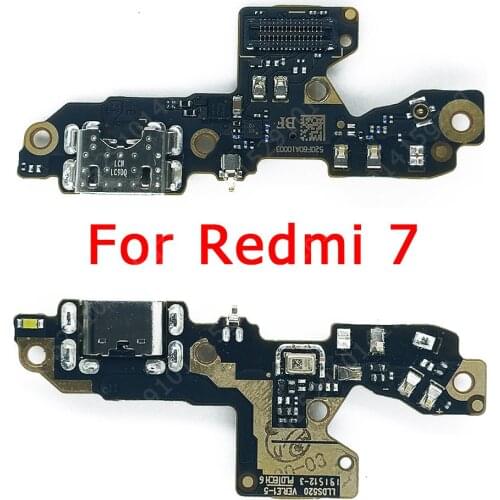 Original Charge Board for Xiaomi Redmi 7 USB Charging Port PCB Dock Connector Flex Plate Socket Replacement Spare Parts