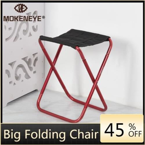 Portable Lightweight Chair Folding Extended Fishing Seat Aluminium Alloy Ultralight Detachable Office Camping Outdoor Activities
