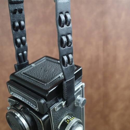 Adjustable Leather Cotton Neck Shoulder Strap Belt for Rollei Rolleiflex TLR Film Camera CS174