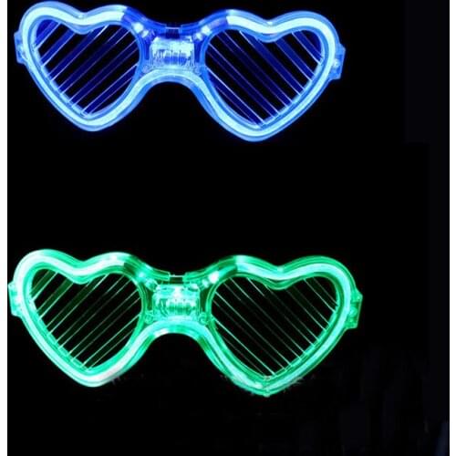 Glowing Party Sunglasses Led Neon Glasses Blinds Eye Wear Party For Birthday Flash Light Festival Glow Eye Mask