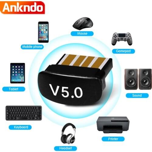True 5.0 Usb Bluetooth Adapter for Pc Audio File Transfer Bluetooth 5 Transmitter Mini Computer Laptops USB Receptor Dongle