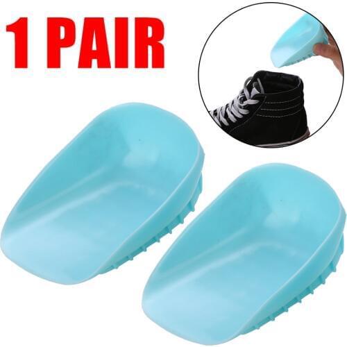 1 Pair Heel Cup Green PU Silicone Pro Heel Support Cup Spur Pad Insoles Plantar Fasciitis Treatment S/L For Foot Care Tool