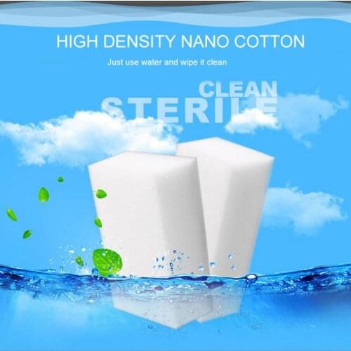 1pcs/lot Melamine Sponge Sponge Eraser Kitchen Melamine Sponge Cleaner Cleaning Sponge For Office Bathroom High Density And Wear