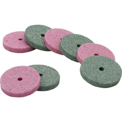 10Pc 20mm Corundum Grinding Wheel Head Flint Accessories Polishing Mounted Stone For Bench Grinder Drill Buffing Wheel Polishing