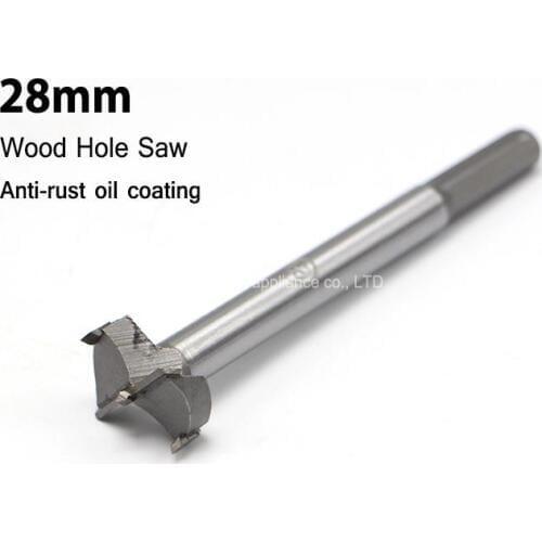 2Pc/lot 28mm 1.1" Wood Hole Saws Long Type 120mm Wood Drilling Accessories for Woodworking Wood Cutter Drilling Bit Tools