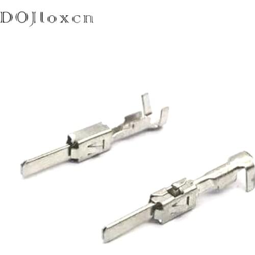 20/50/100/200 Pcs 2.8 MM Brass Tinned AMP Electrical Car Wire Harness Connector Wiring Terminal Plug DJ615B-2.8*0.8A 2-964300-1