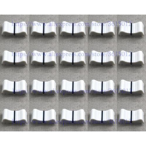 20pcs/lot Mixer fader knob white color Slider Fader Knobs replace FOR ALLEN & HEATH XONE 1D 2D 3D 4D 32 62 464 S2