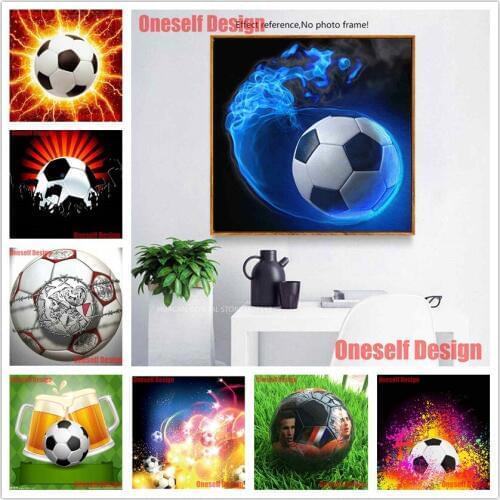 5d diamond painting full square/round football 5d diamond embroidery full set rhinestone pictures christmas decortion for home