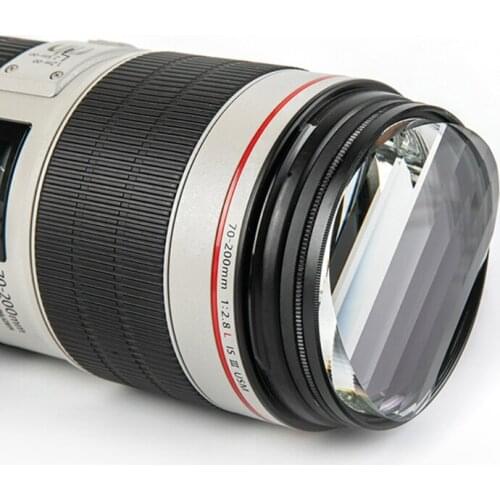 77mm Kaleidoscope Prism Linear Prism Filter Brand New Camera Glass Filter Variable Number Of Shooting Objects