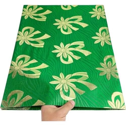 Gold color BYM african sego headtie beaded aso oke gele headtie 036 2pcs 1set for wedding