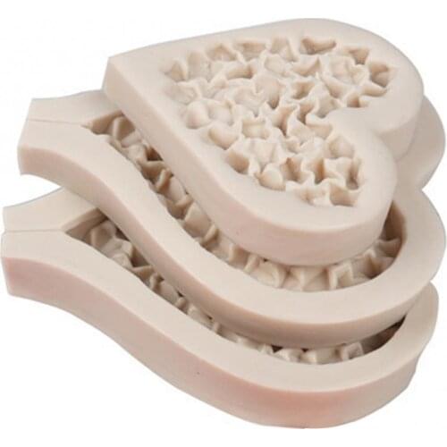 Diamond Love Lollipop Silicone Mold Cake Fondant Chocolate Mold DIY Tool